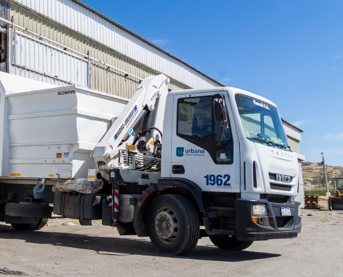 Camión de reciclables